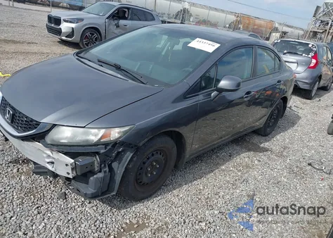 2013 Honda Civic Lx из США, поврежденный, VIN 2HGFB2F51DH302418